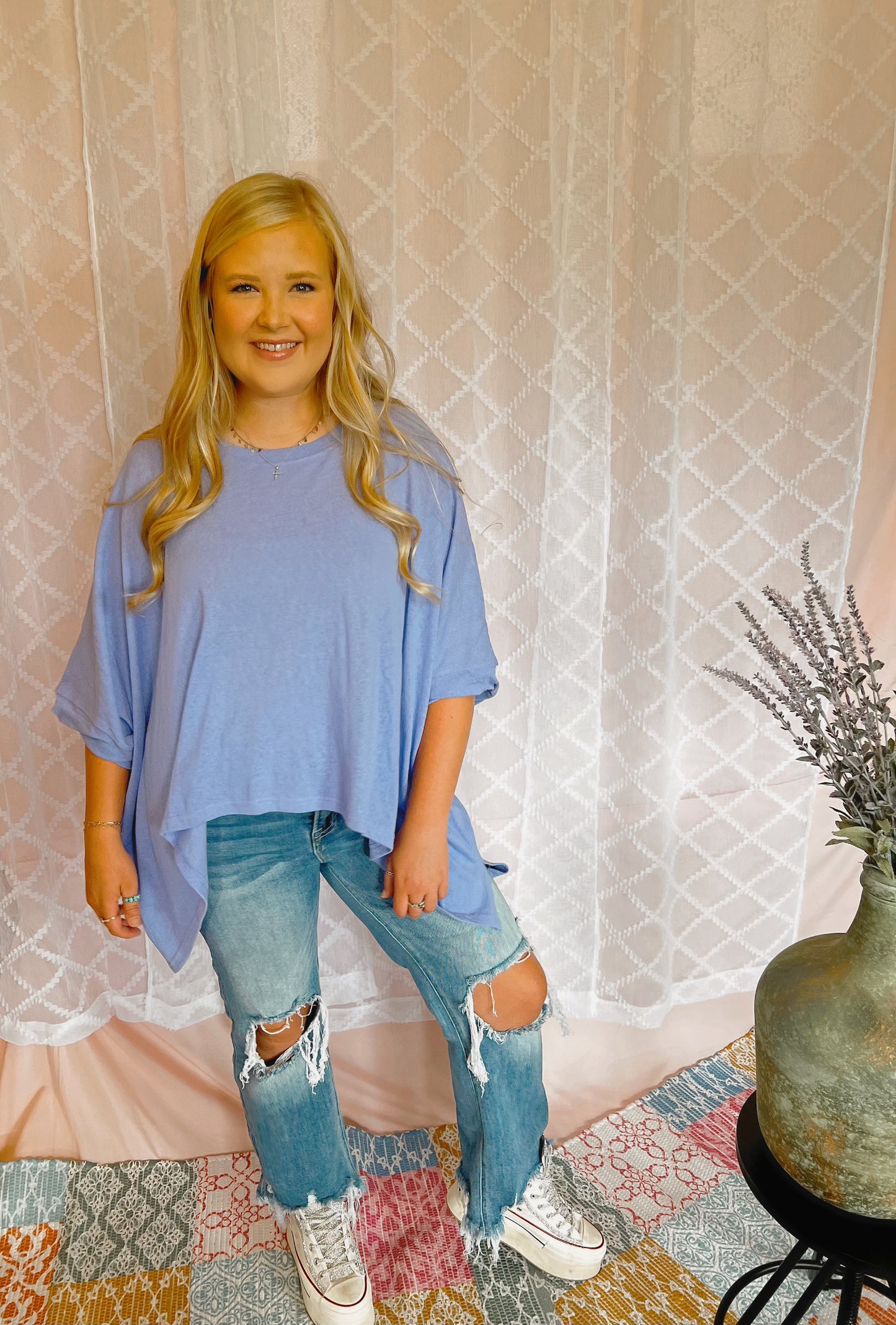 "Purple Cloak" Top